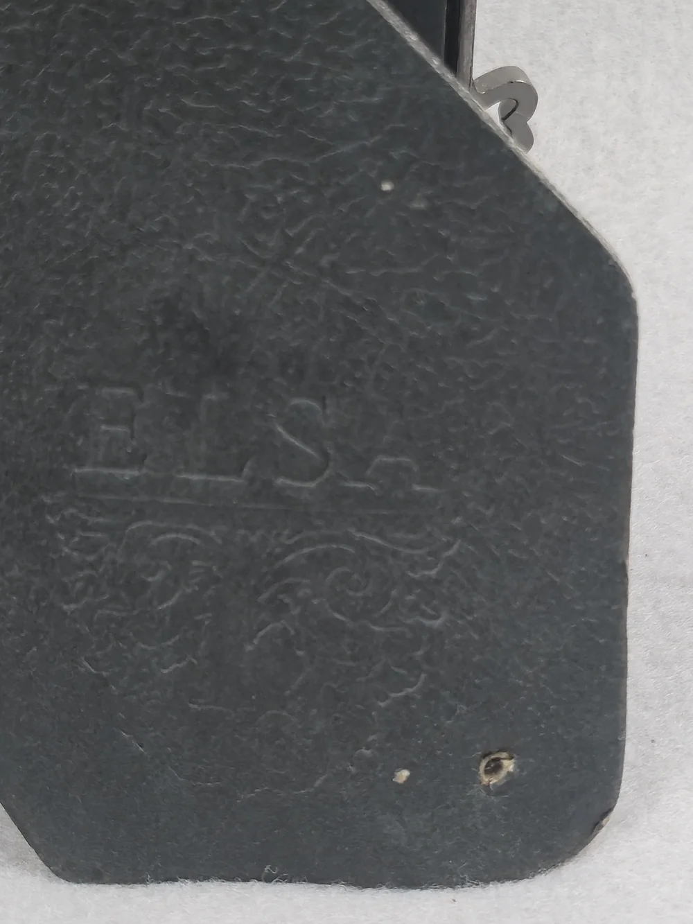 Vintage Elsa Pewter Floral Heart Frame 8x10 Cottagecore Decor